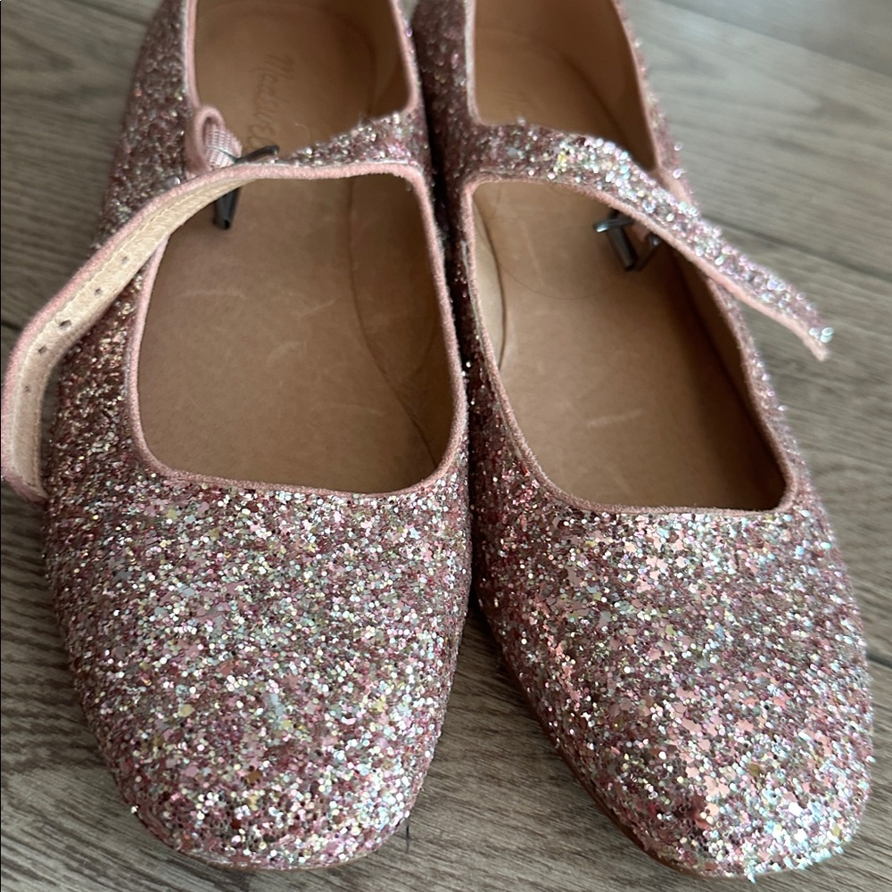 Madewell Glittery Pink Shoes - Picture 4 of 5
